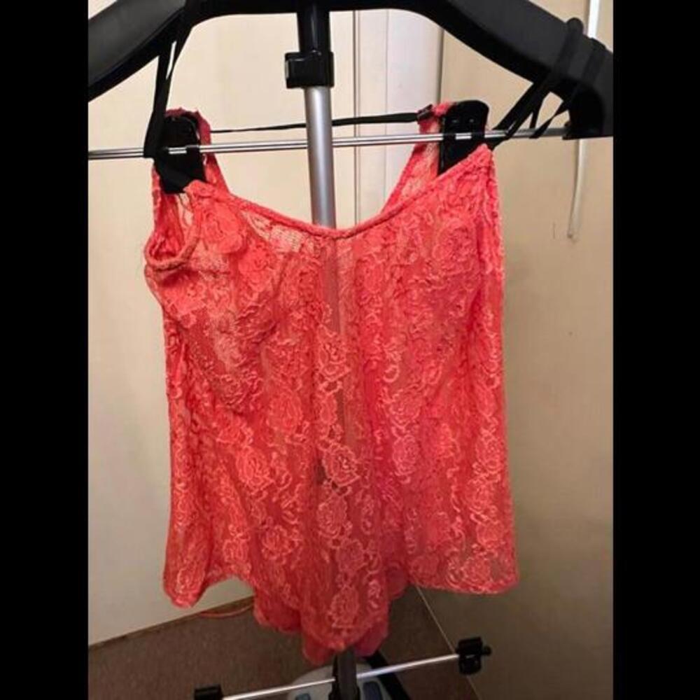 Salmon Dream Lace Top for a Chic and Feminine Look